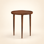 Summer Round High Coffee Table - front-right three-quarter view