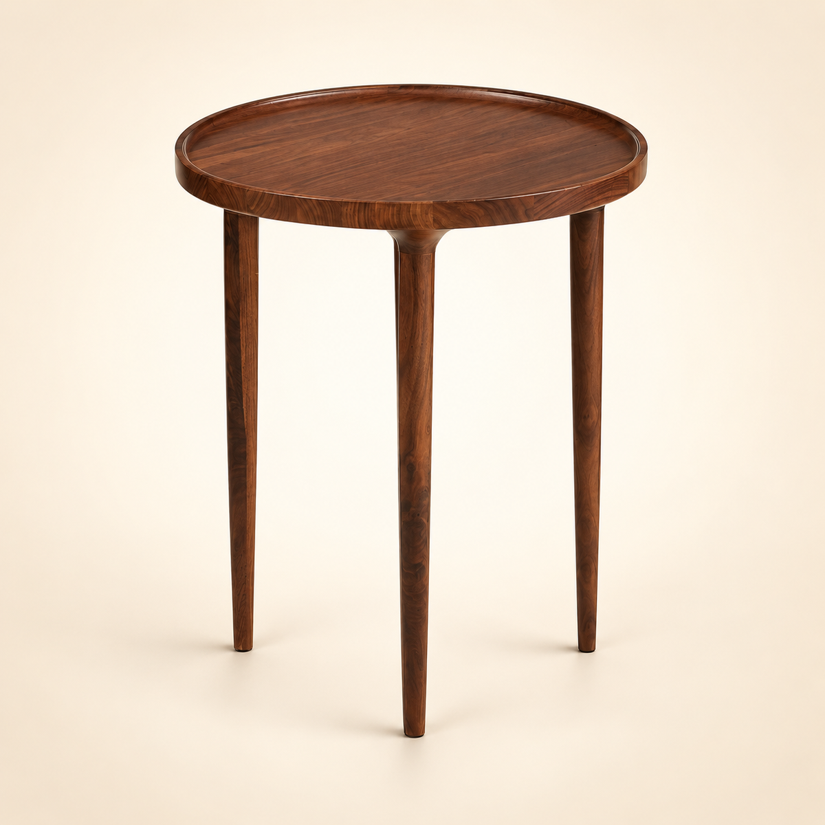 Summer Round High Coffee Table Modern Classic - elevated tabletop view