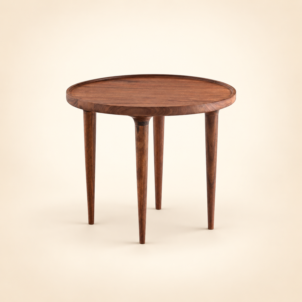 Summer Round Low Coffee Table - front-right three-quarter view