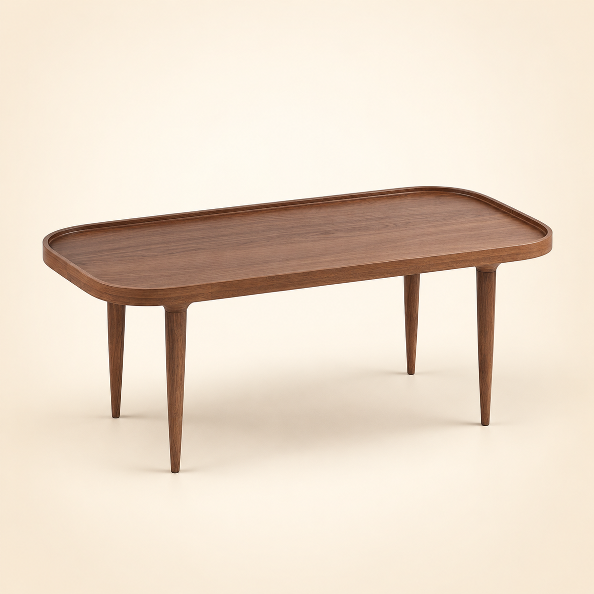 Summer Small Rectangle Coffee Table - front-left three-quarter view
