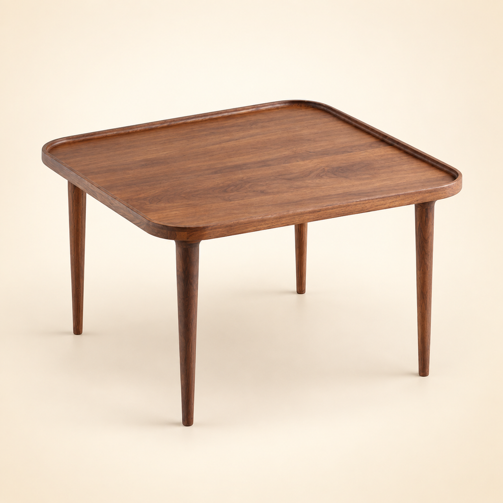 Summer Square Large Coffee Table - elevated tabletop view
