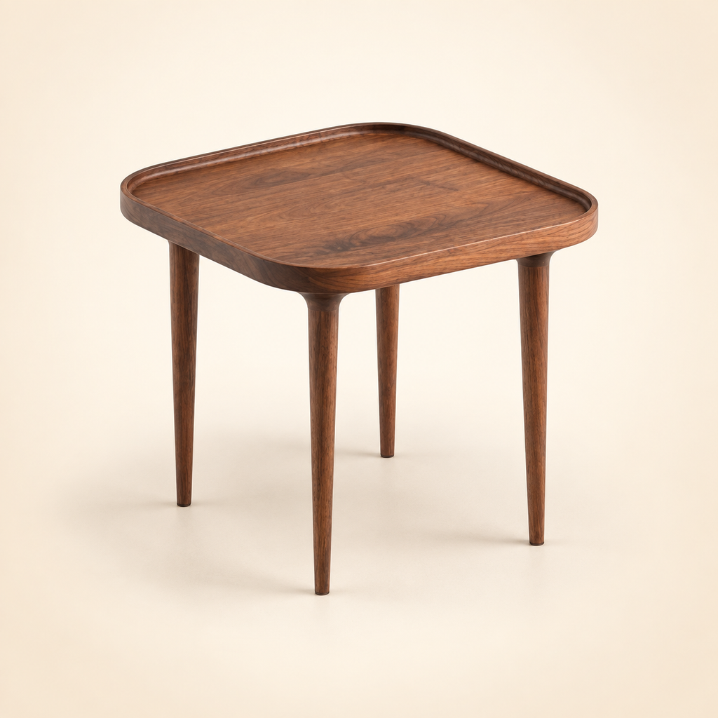 Summer Square Small Coffee Table - elevated tabletop view