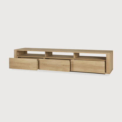 Sael TV Unit/Console  - Solid Walnut/Teak/Oak Wood (Large)