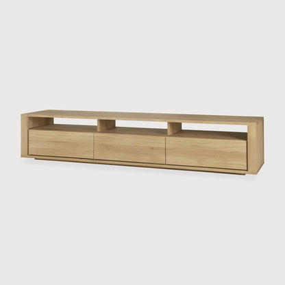 Sael TV Unit/Console  - Solid Walnut/Teak/Oak Wood (Large)