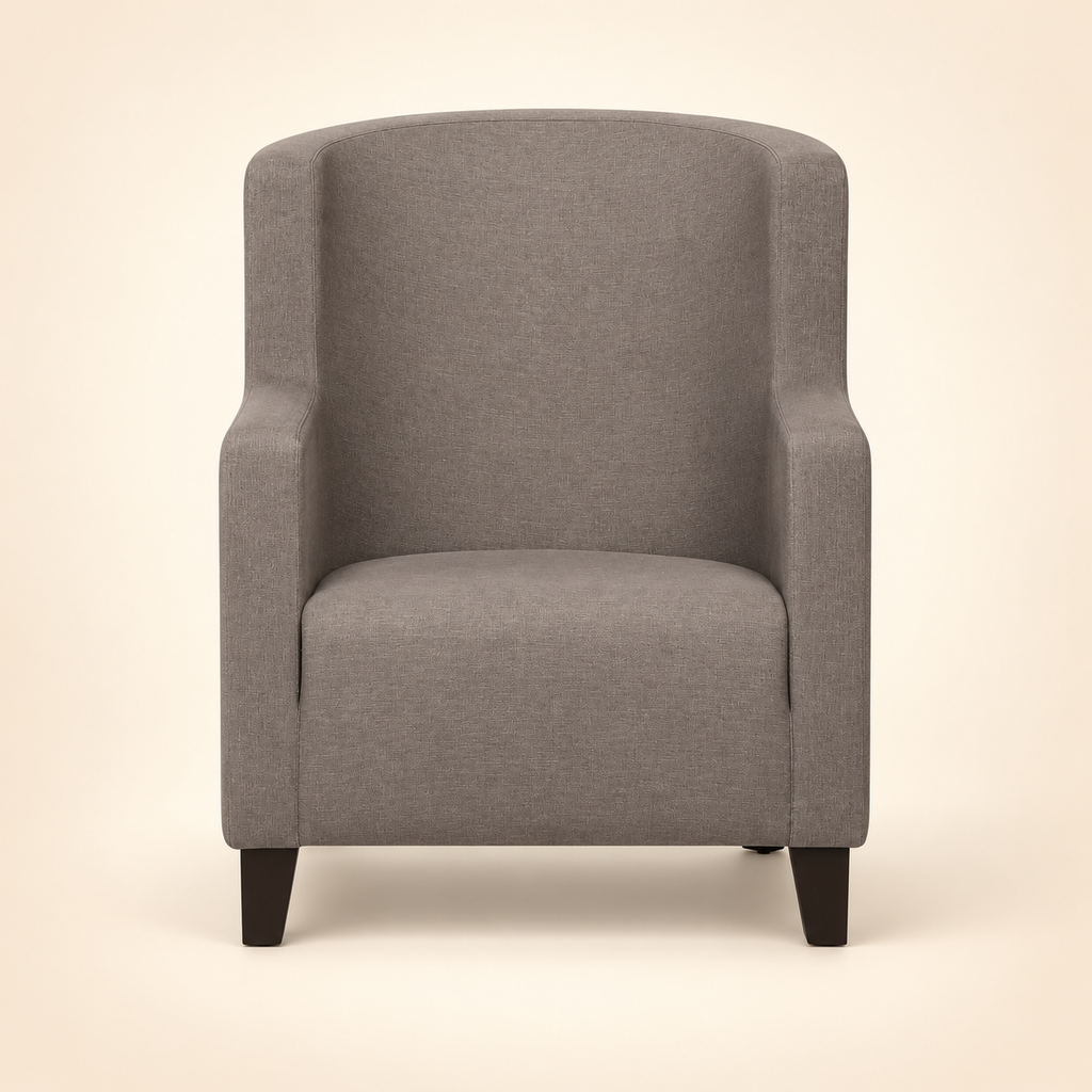 Tahiti Accent Chair taupe front view