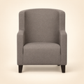 Tahiti Accent Chair taupe front view