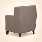 Tahiti Accent Chair taupe rear view
