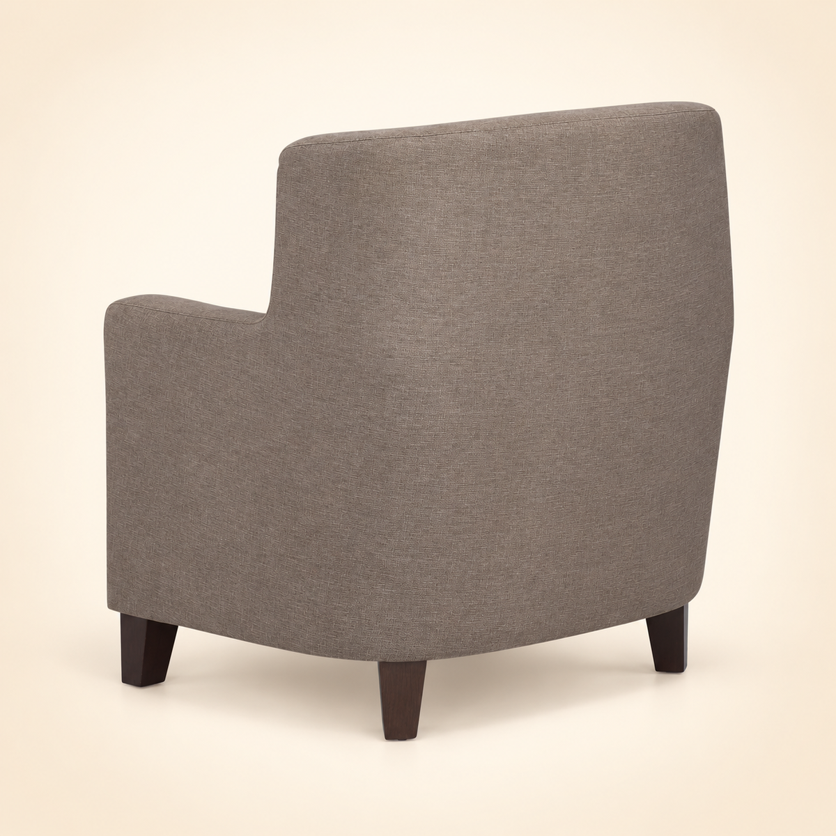 Tahiti Accent Chair taupe rear view
