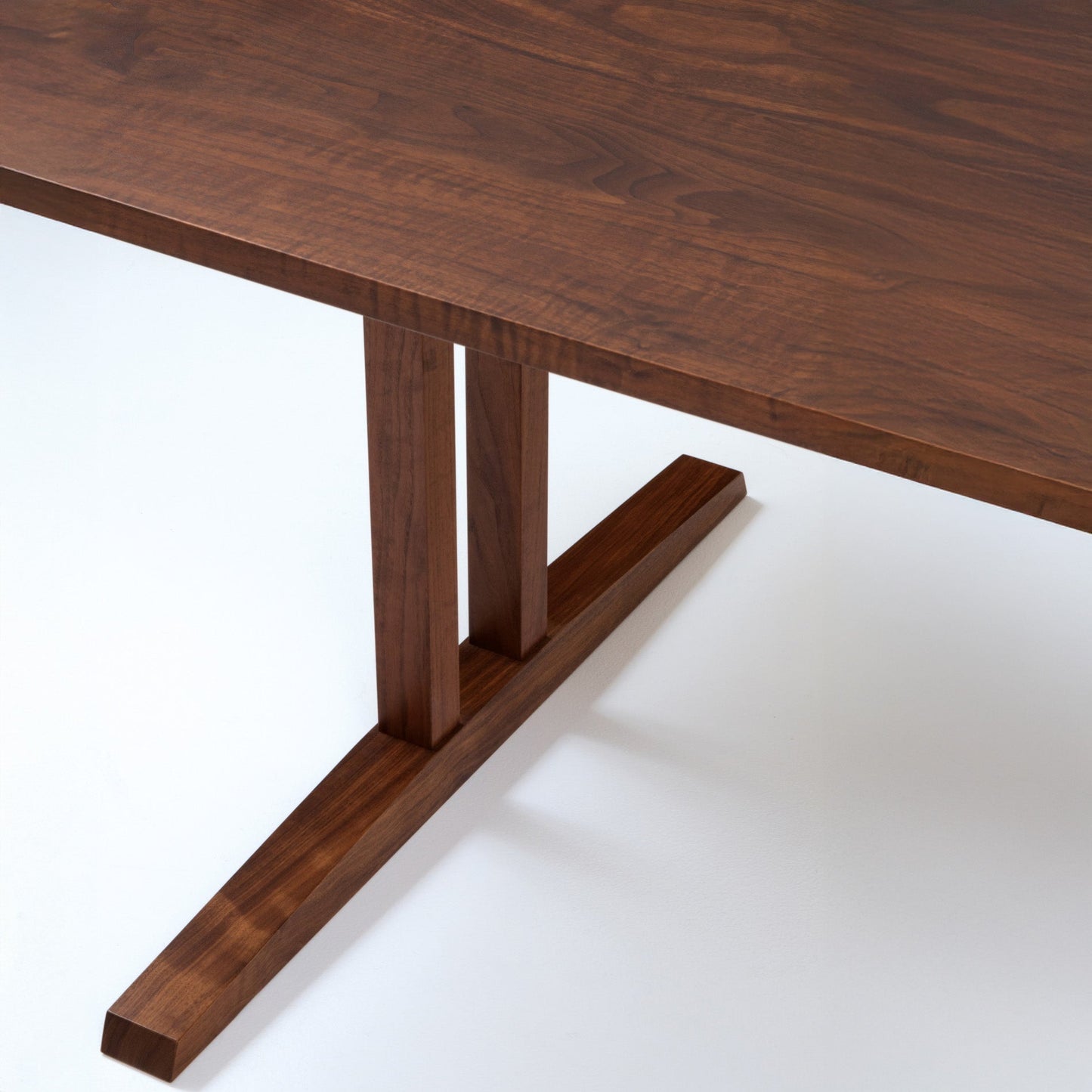 Niva Dining Table (6.5 feet) - Solid Teak/Walnut/Oak Wood