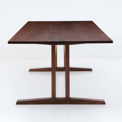 Niva Dining Table (8 feet) - Solid Teak/Walnut/Oak Wood