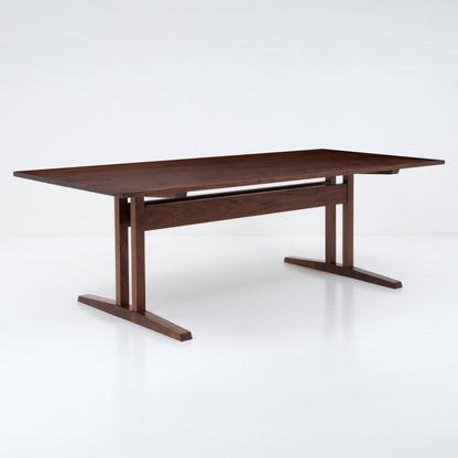 Niva Dining Table (8 feet) - Solid Teak/Walnut/Oak Wood