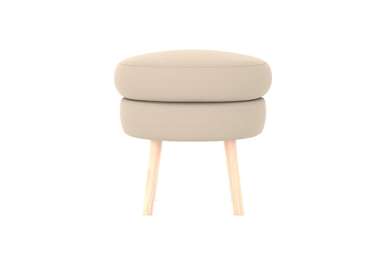 Moon Fabric Ottoman