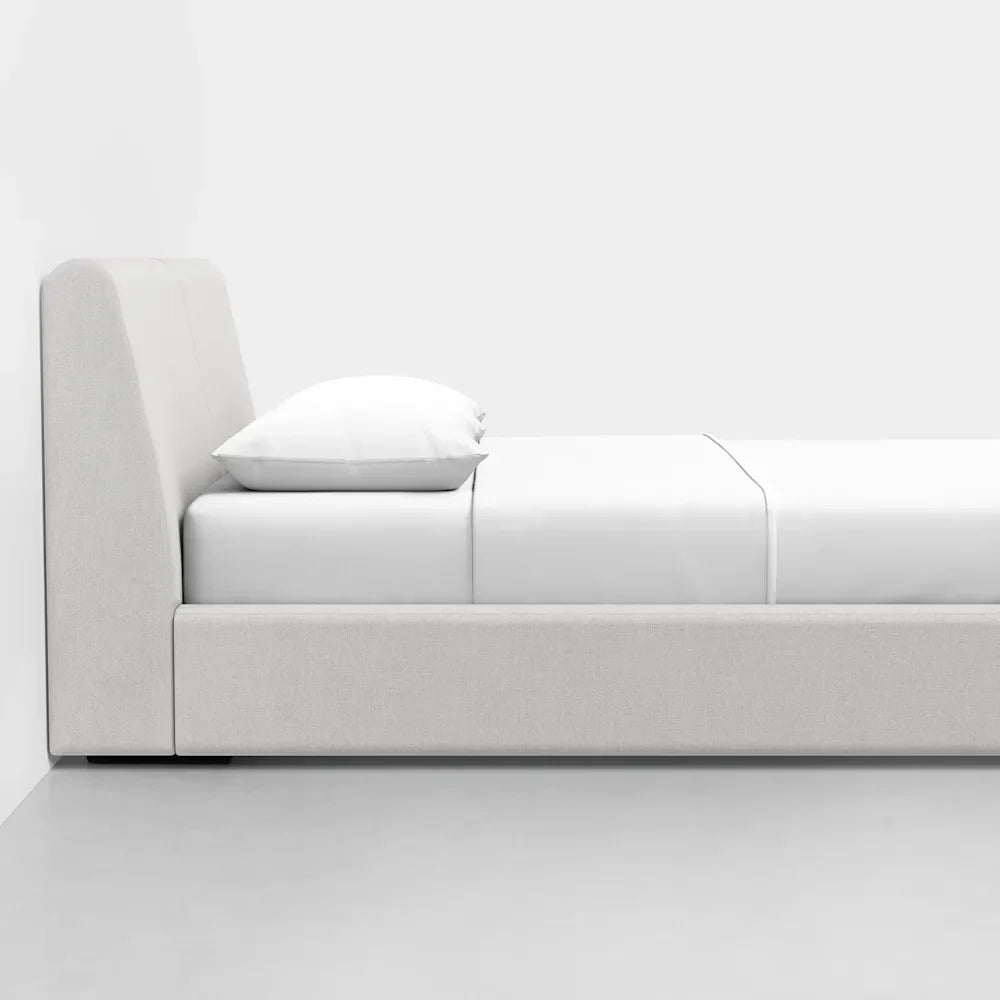 Aari Bed (Built-in Storage) - Solid Teak/Walnut/Oak Wood (King)