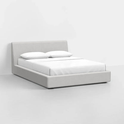 Aari Bed (Built-in Storage) - Solid Teak/Walnut/Oak Wood (Queen)