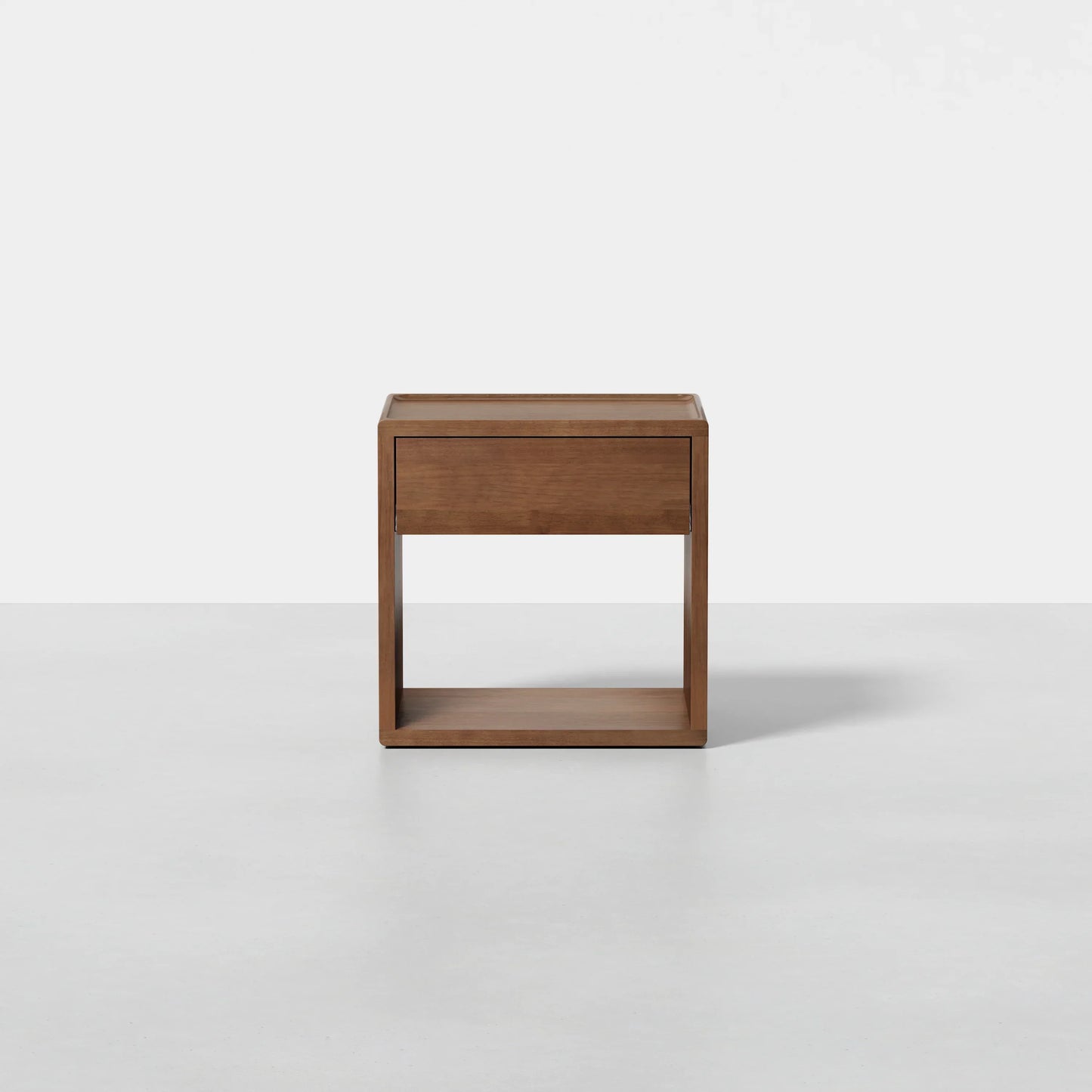 Sael Bedside Table | Solid Walnut/Teak/Oak Wood | 1.2 Feet Length