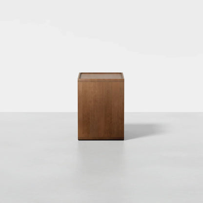 Sael Bedside Table | Solid Walnut/Teak/Oak Wood | 1.2 Feet Length