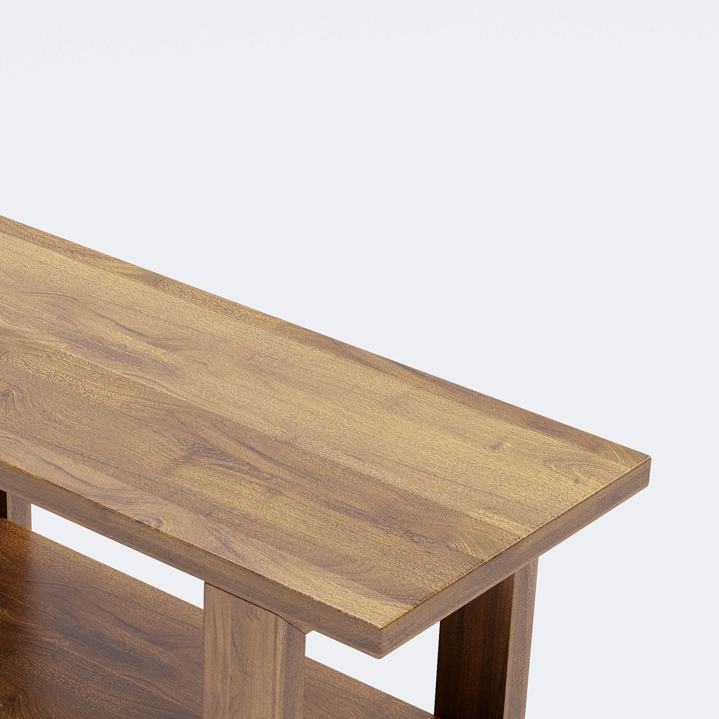 Harmony Console - TV Unit/Low Shelf - Solid Teak Wood