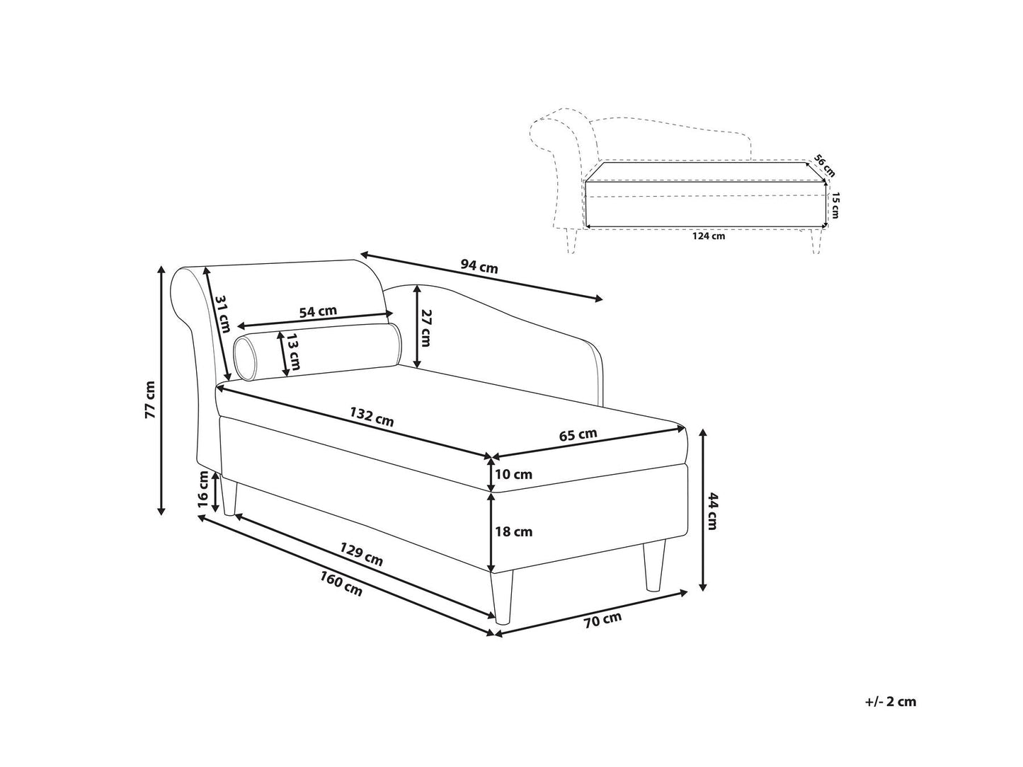 Luiro Chesterfield Chaise