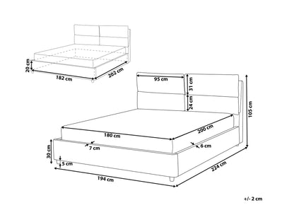 Bality Fully Upholstered Bed without Storage