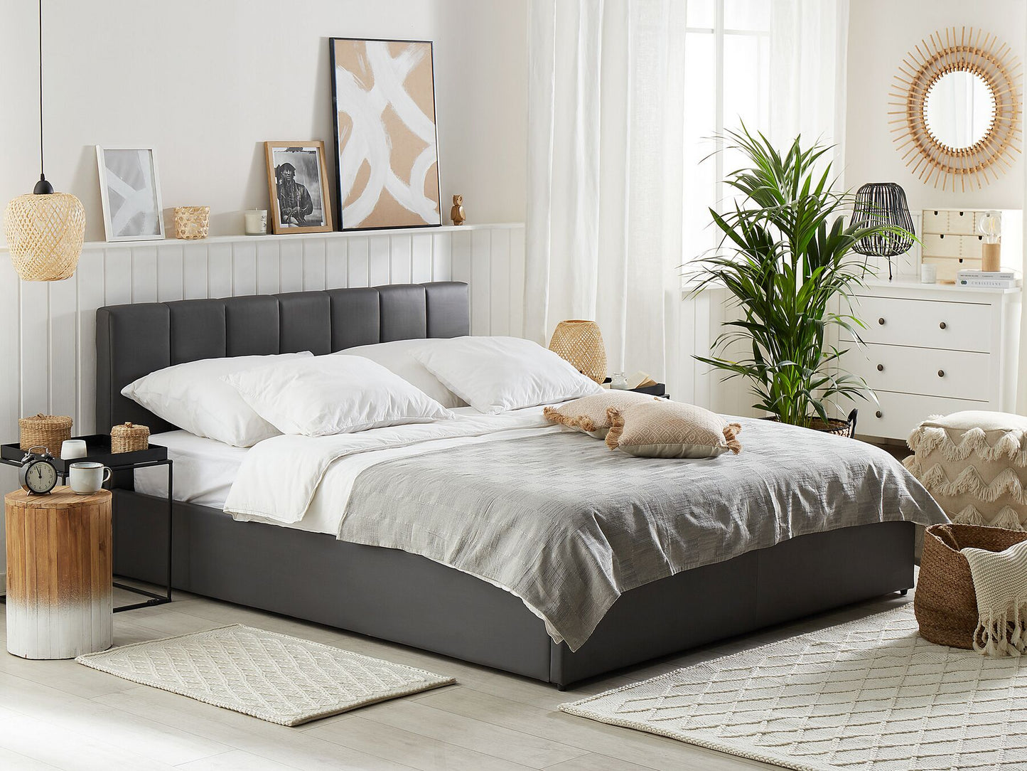 Druex Fully Upholstered Bed without Storage