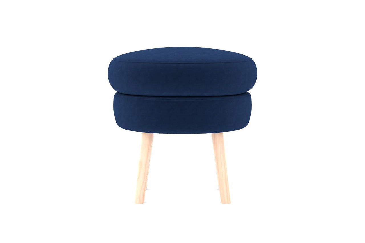 Moon Fabric Ottoman