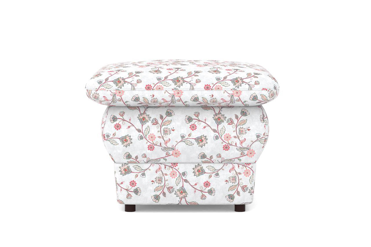 Chiffon Fabric Ottoman