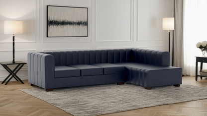 Verna Corner Artificial Leather LHF With Chaise