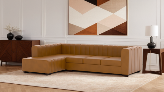 Verna Corner Artificial Leather RHF With Chaise