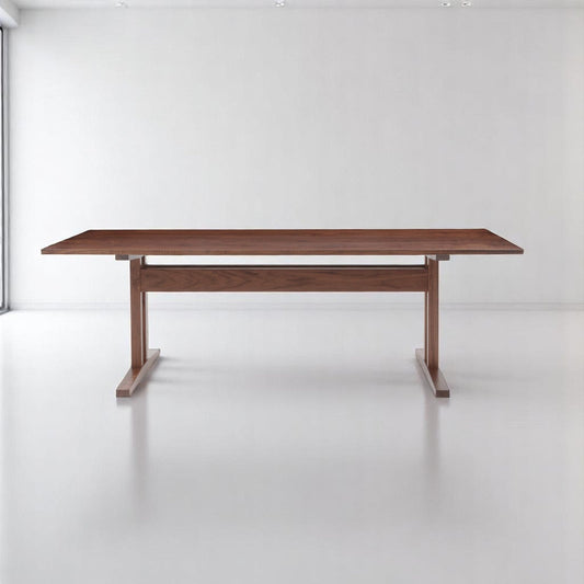 Niva Dining Table (8 feet) - Solid Teak/Walnut/Oak Wood