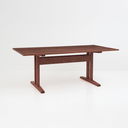 Niva Dining Table (6.5 feet) - Solid Teak/Walnut/Oak Wood