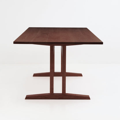 Niva Dining Table (6.5 feet) - Solid Teak/Walnut/Oak Wood