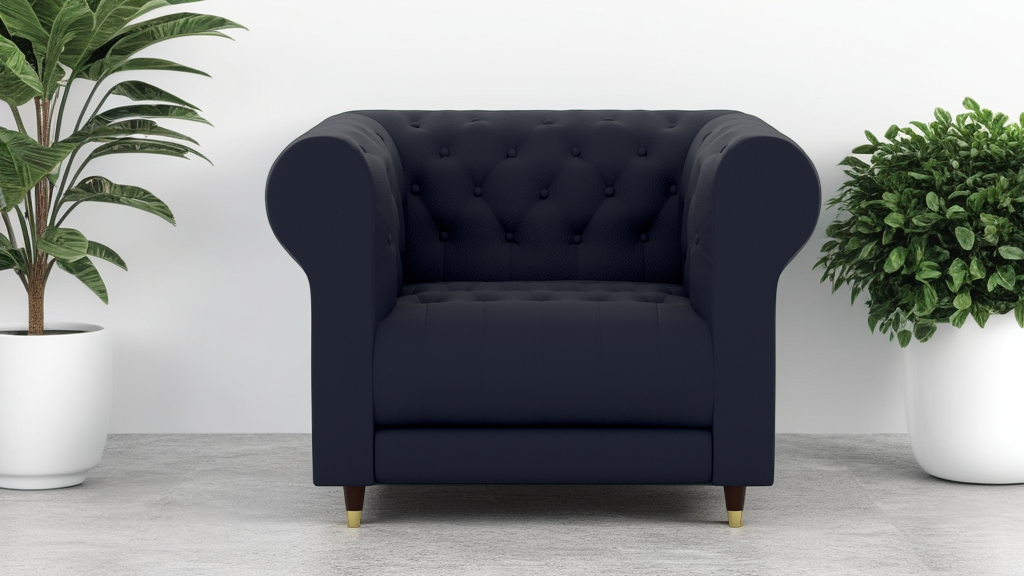 Warwick 1 Seater Leather Sofa