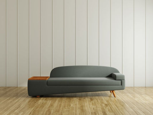 Wedge 3 Seater Sofa, Right Arm