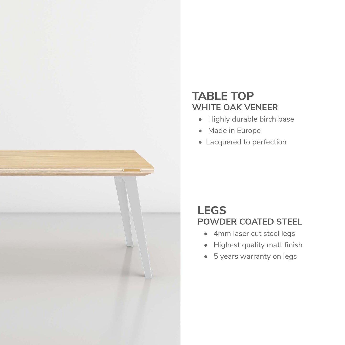 Coffee Table - White Oak