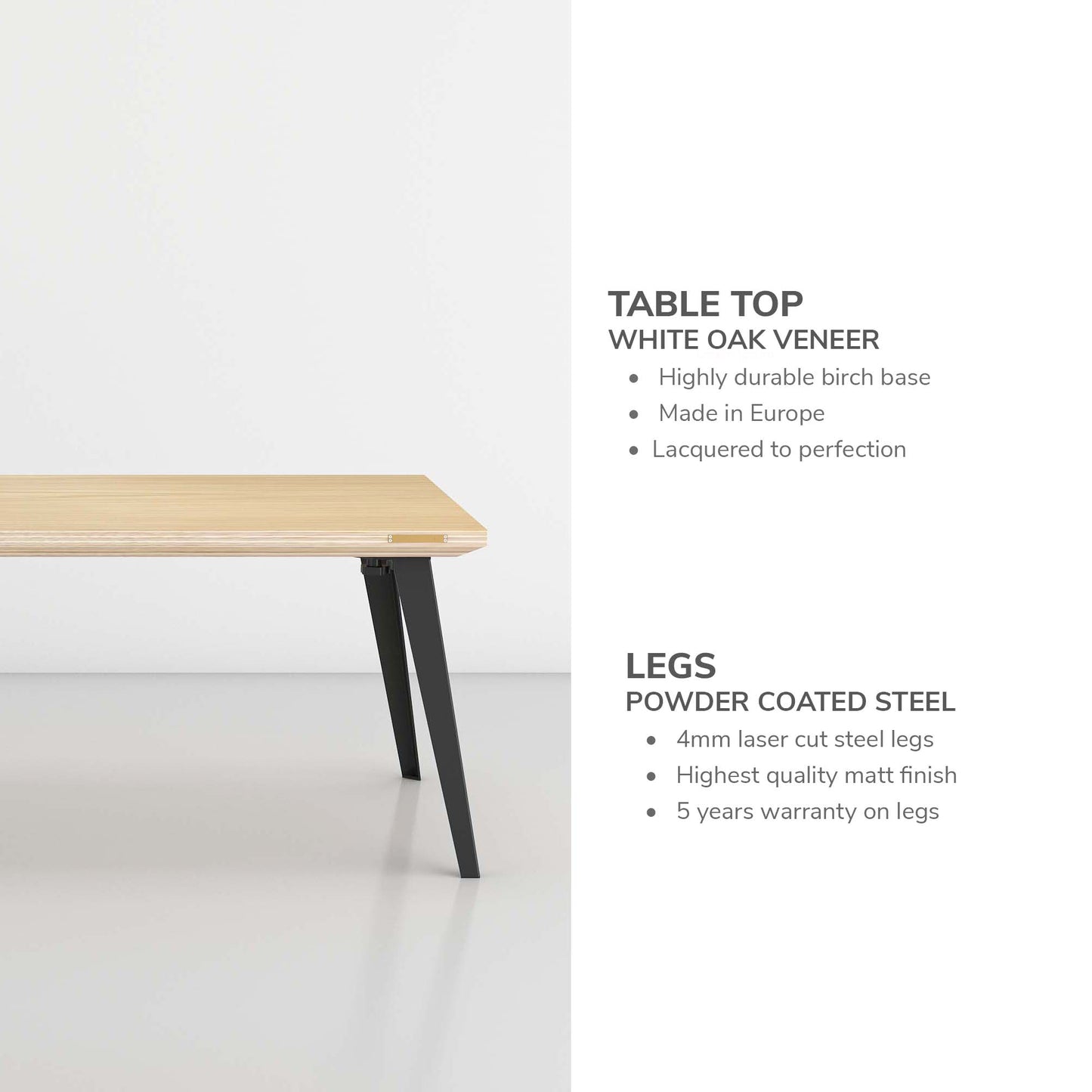 Coffee Table - White Oak