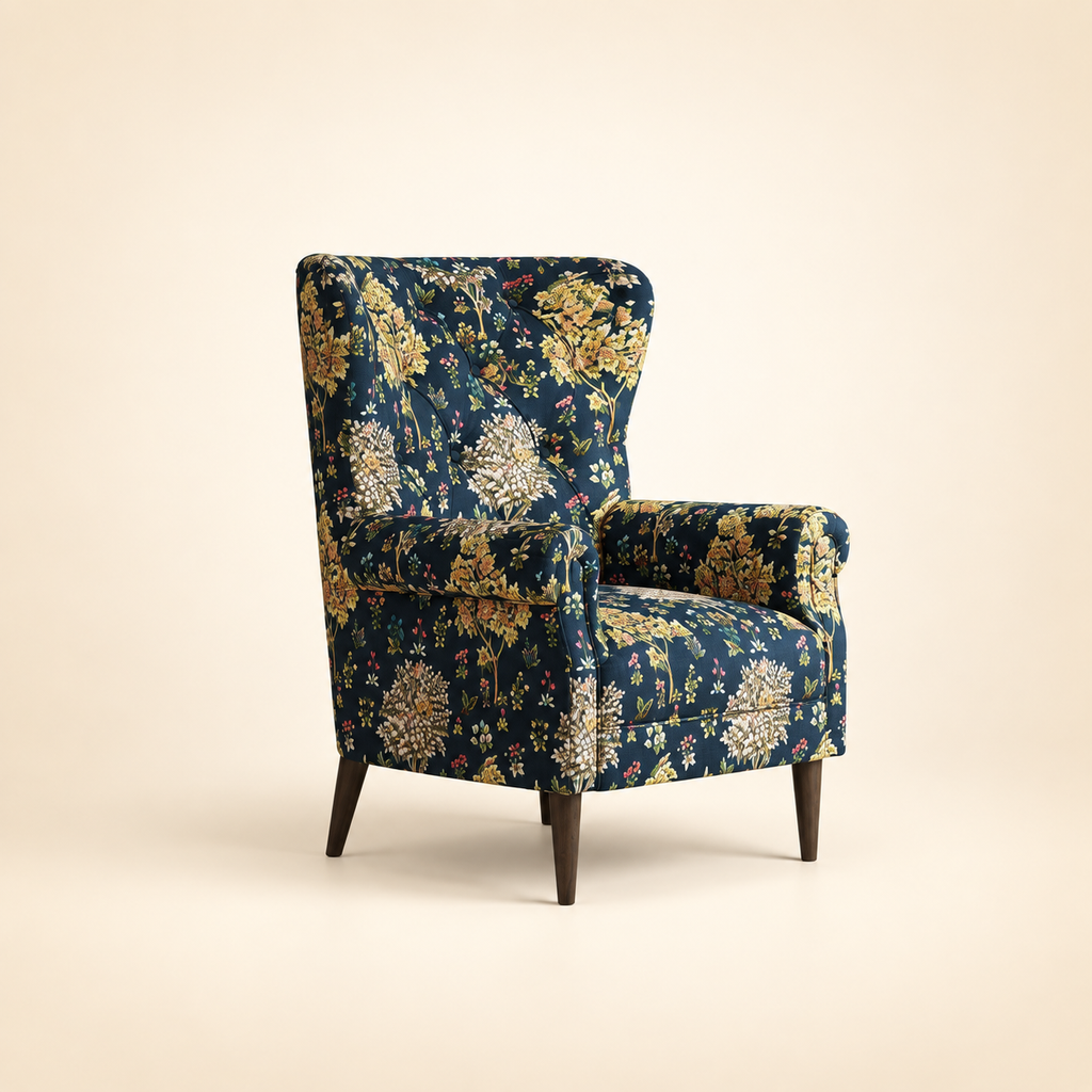 Willow Accent Chair – three-quarter view
