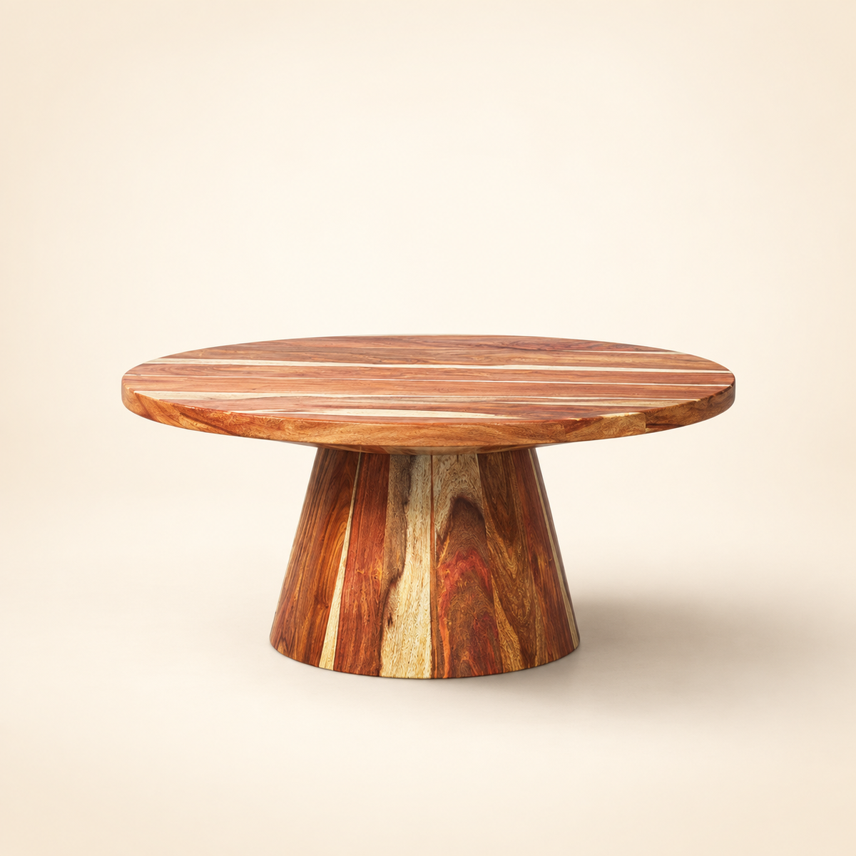 Yukon Coffee Table - rear three-quarter construction view