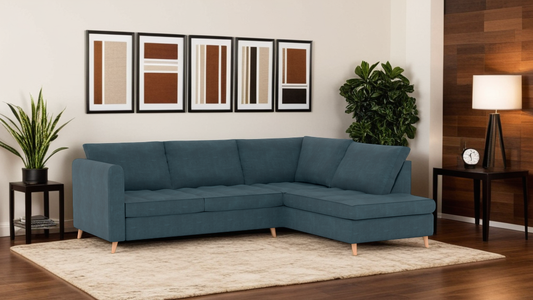 Zinc Corner Fabric LHF With Chaise