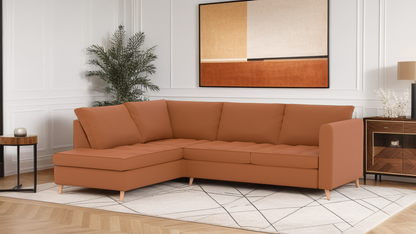 Zinc Corner Fabric RHF With Chaise