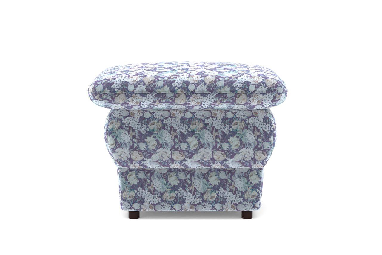 Chiffon Fabric Ottoman