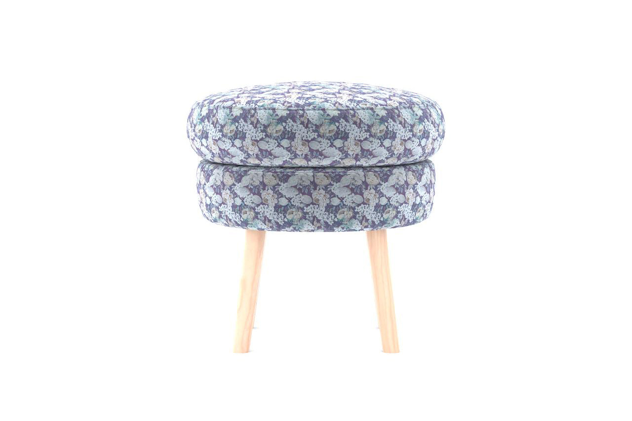 Moon Fabric Ottoman